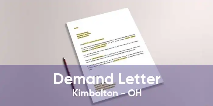 Demand Letter Kimbolton - OH