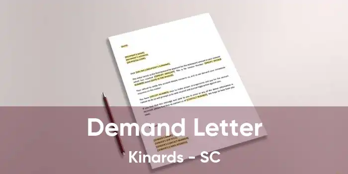 Demand Letter Kinards - SC