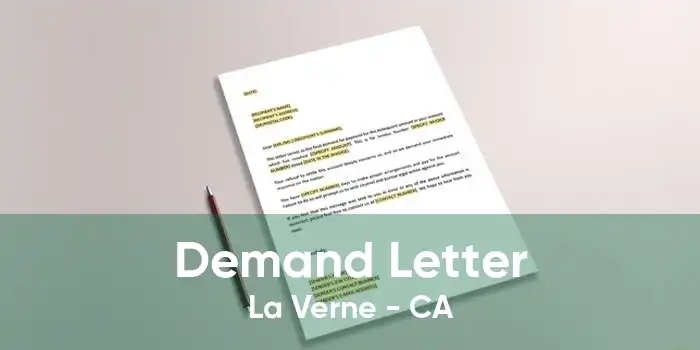 Demand Letter La Verne - CA