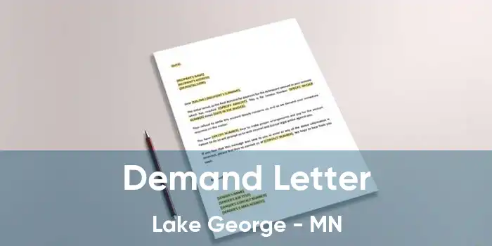  Demand Letter Lake George - MN