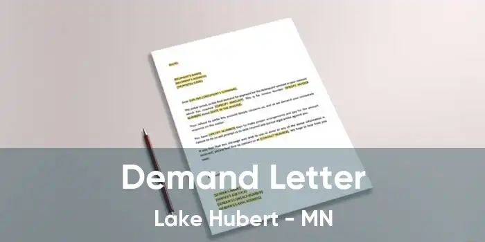 Demand Letter Lake Hubert - MN