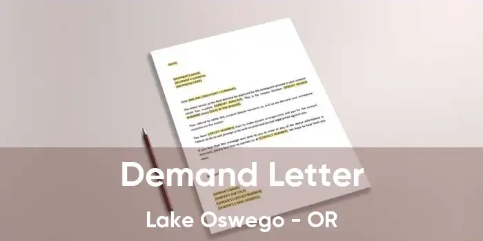 Demand Letter Lake Oswego - OR