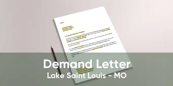 Demand Letter Lake Saint Louis - MO