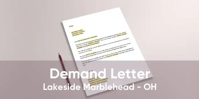 Demand Letter Lakeside Marblehead - OH