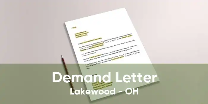Demand Letter Lakewood - OH