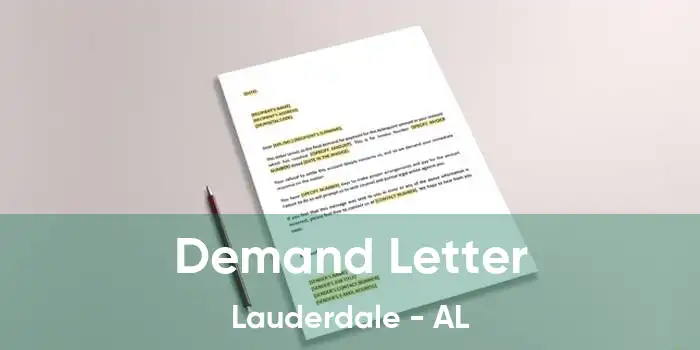 Demand Letter Lauderdale - AL