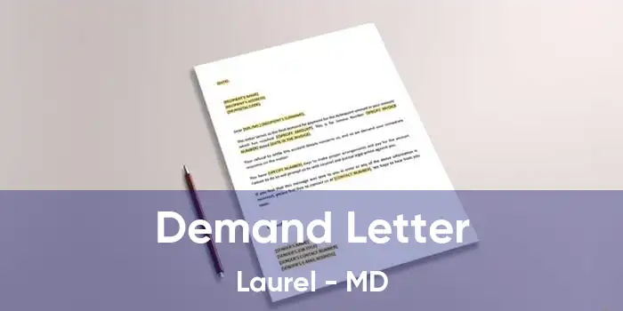 Demand Letter Laurel - MD