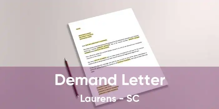  Demand Letter Laurens - SC