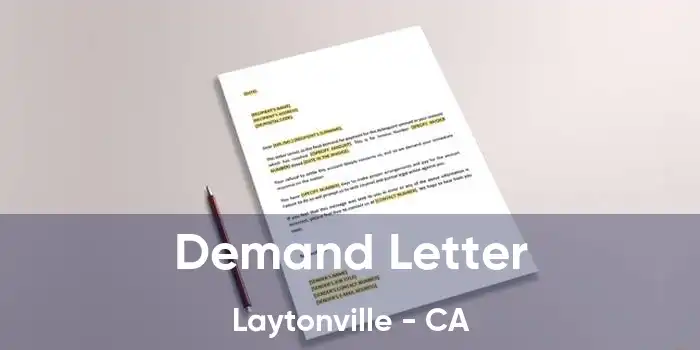 Demand Letter Laytonville - CA