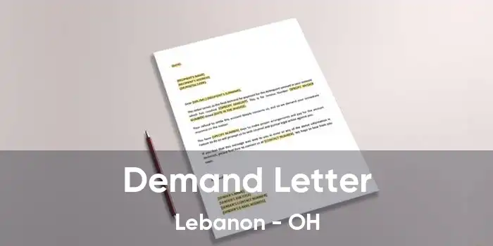 Demand Letter Lebanon - OH