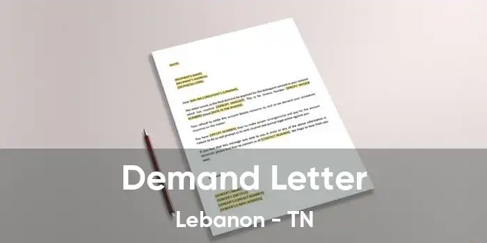 Demand Letter Lebanon - TN