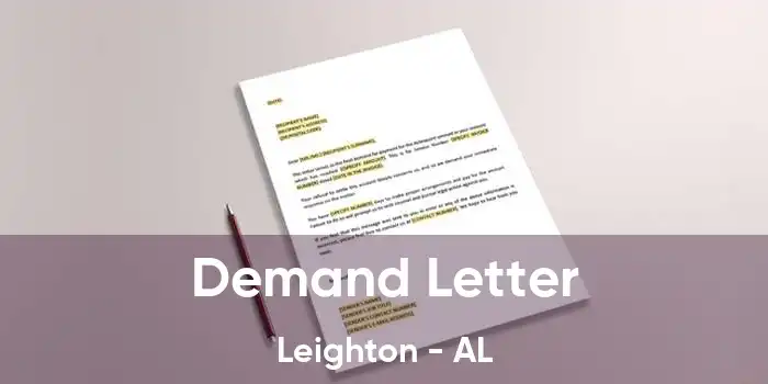 Demand Letter Leighton - AL