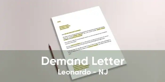 Demand Letter Leonardo - NJ