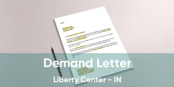 Demand Letter Liberty Center - IN