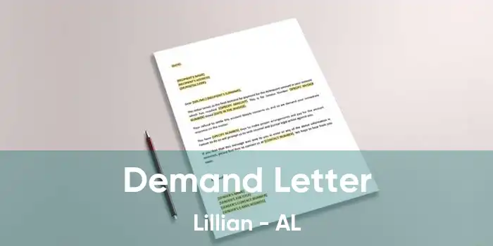 Demand Letter Lillian - AL