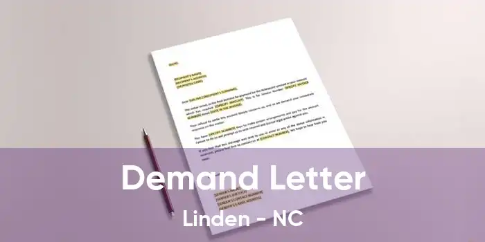 Demand Letter Linden - NC