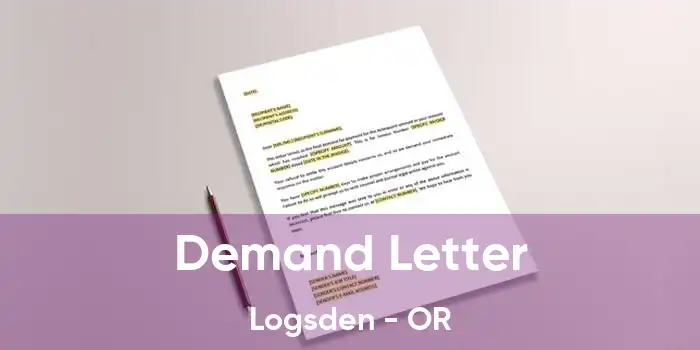 Demand Letter Logsden - OR