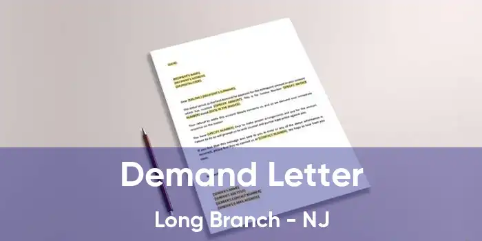 Demand Letter Long Branch - NJ