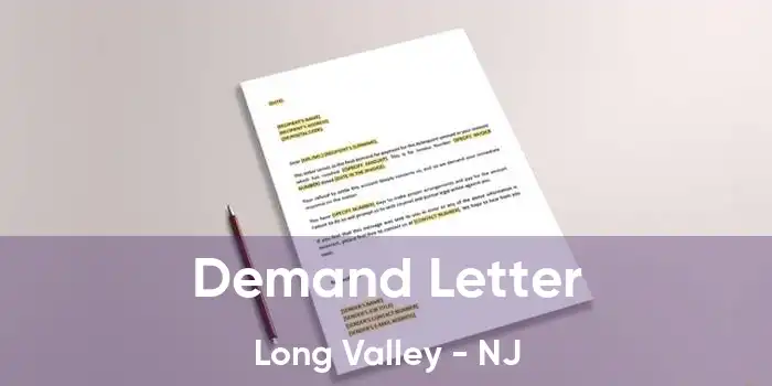 Demand Letter Long Valley - NJ