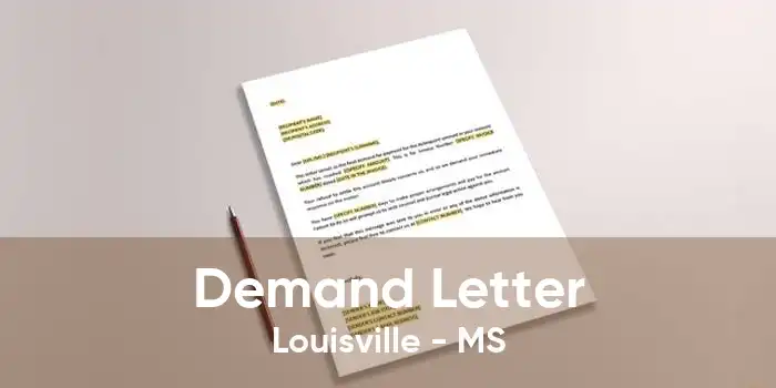 Demand Letter Louisville - MS