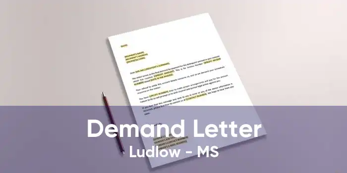 Demand Letter Ludlow - MS