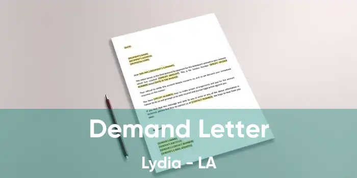  Demand Letter Lydia - LA