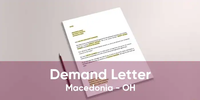 Demand Letter Macedonia - OH