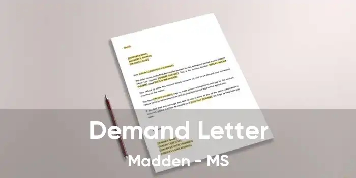 Demand Letter Madden - MS