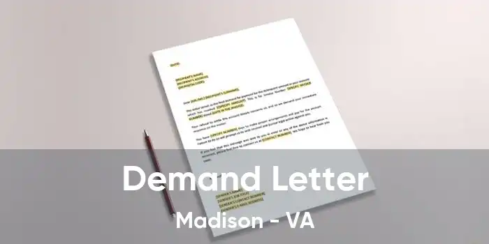  Demand Letter Madison - VA
