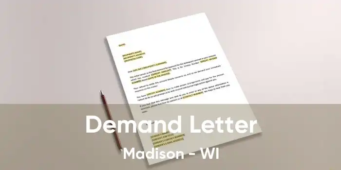 Demand Letter Madison - WI