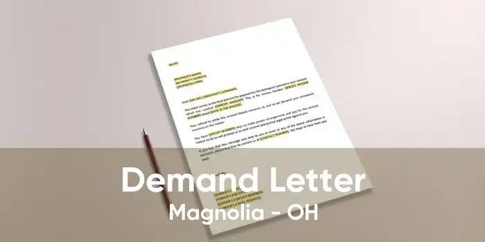 Demand Letter Magnolia - OH