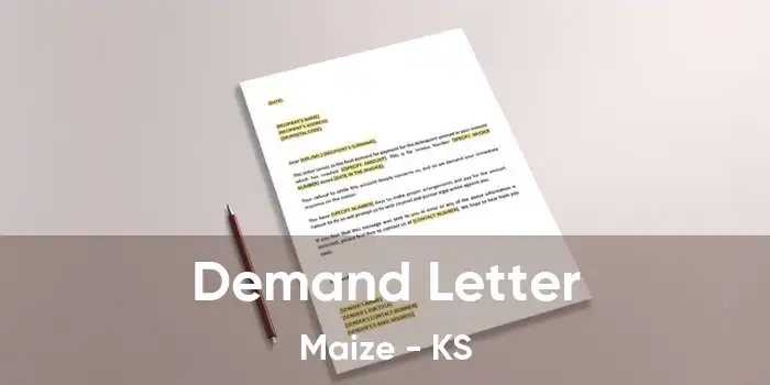 Demand Letter Maize - KS