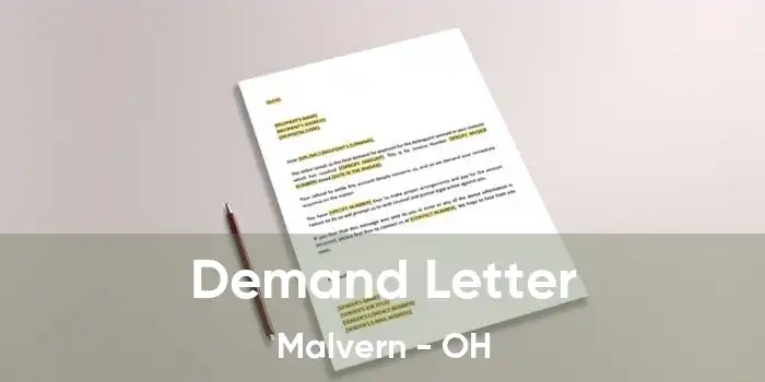 Demand Letter Malvern - OH