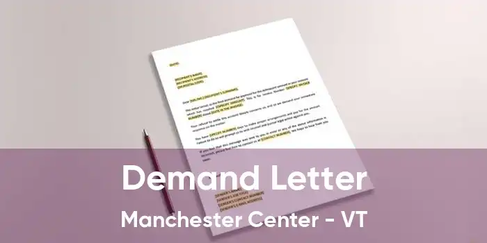 Demand Letter Manchester Center - VT