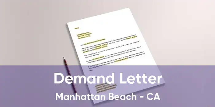 Demand Letter Manhattan Beach - CA