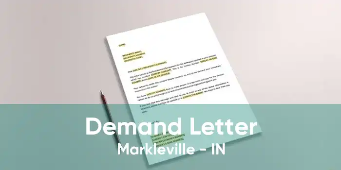 Demand Letter Markleville - IN