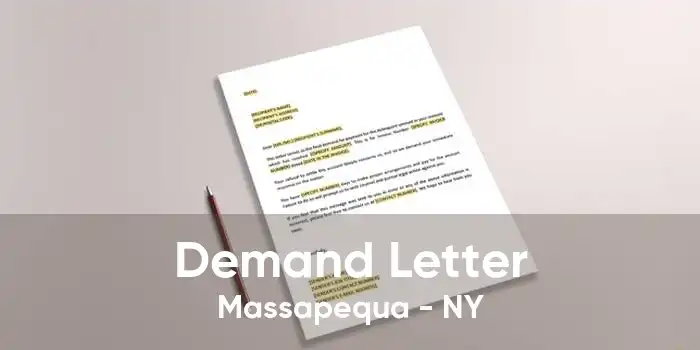 Demand Letter Massapequa - NY