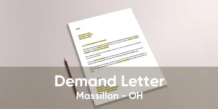 Demand Letter Massillon - OH