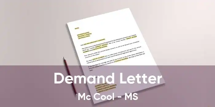 Demand Letter Mc Cool - MS