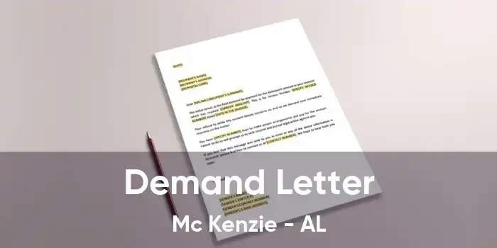 Demand Letter Mc Kenzie - AL