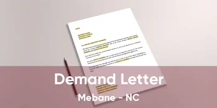  Demand Letter Mebane - NC