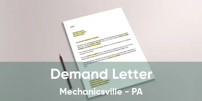 Demand Letter Mechanicsville - PA