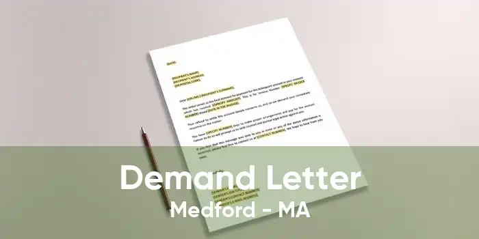 Demand Letter Medford - MA