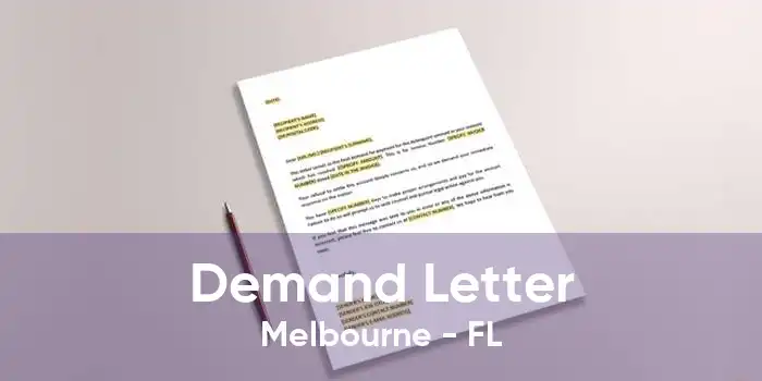 Demand Letter Melbourne - FL
