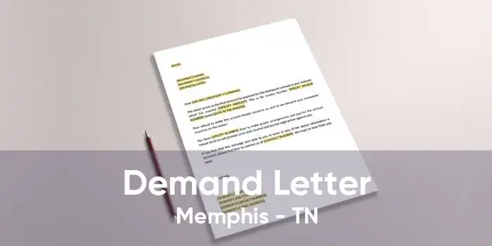 Demand Letter Memphis - TN
