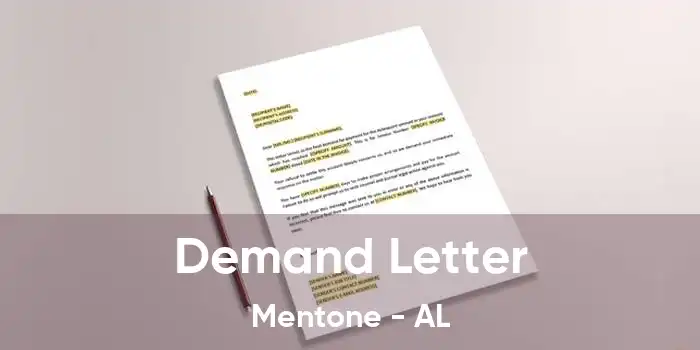 Demand Letter Mentone - AL