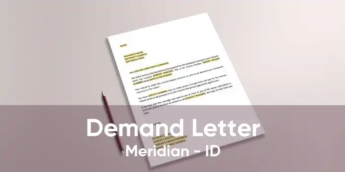 Demand Letter Meridian - ID