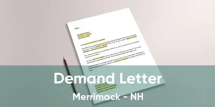 Demand Letter Merrimack - NH