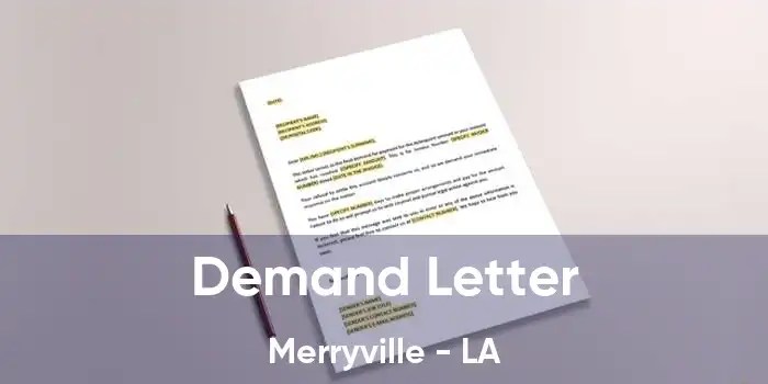 Demand Letter Merryville - LA