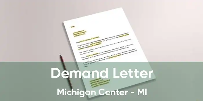 Demand Letter Michigan Center - MI